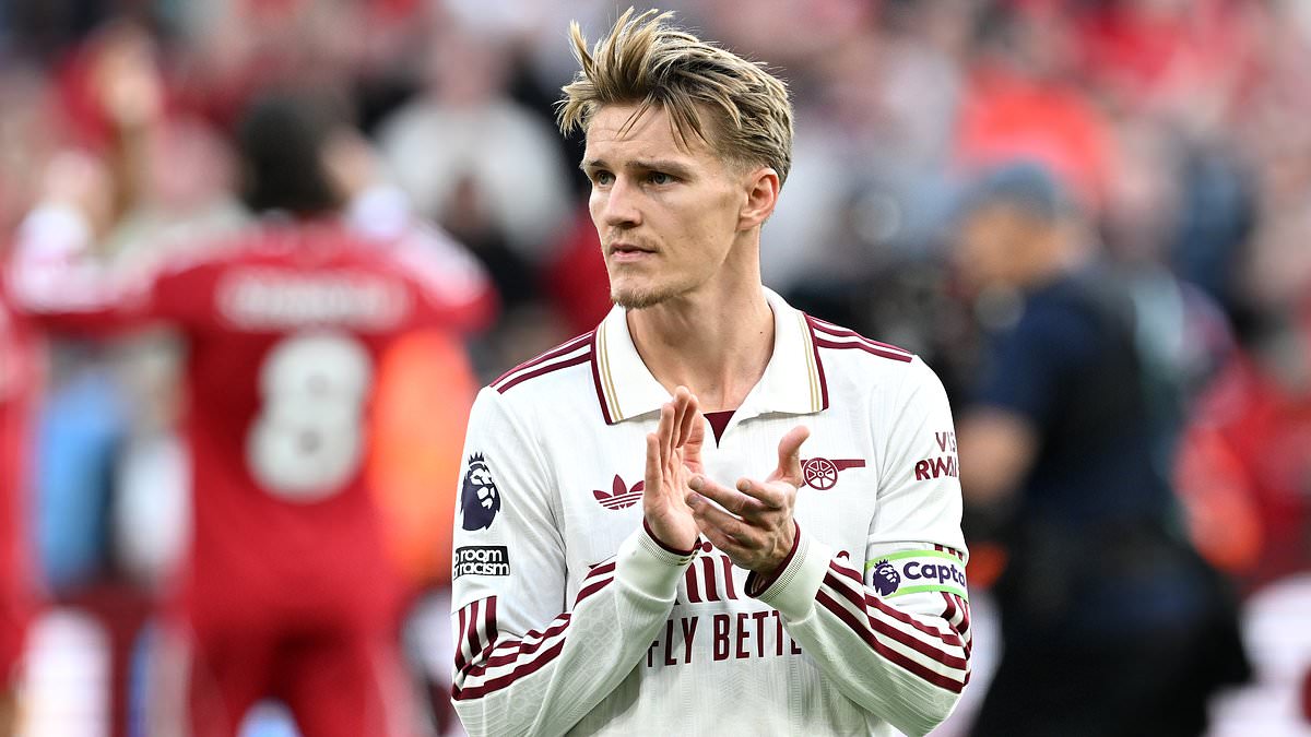 Martin Odegaard shrugs off Tony Adams' call to strip him of Arsenal captaincy