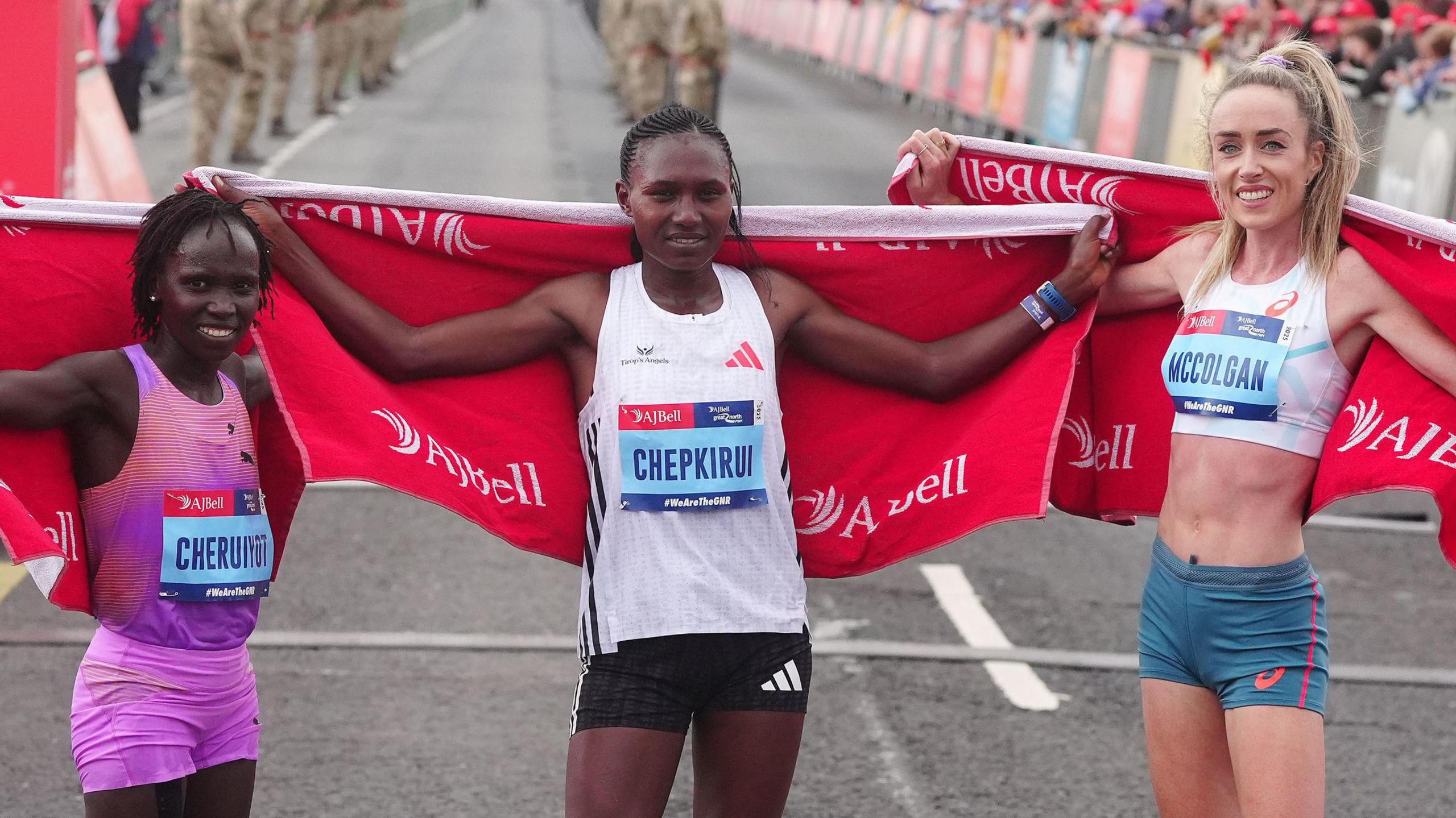 Sheila Chepkirui wins Great North Run as Eilish McColgan finishes third