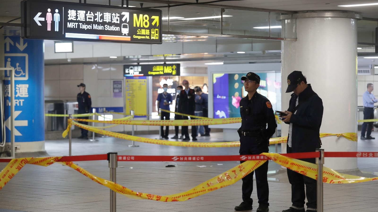 Taipei attacker killed three, wounded 11 in knife and smoke-grenade assault, authorities say
