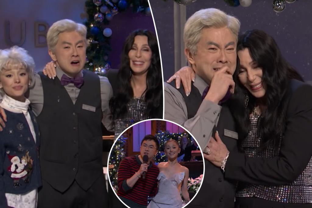 Bowen Yang bids farewell to SNL after seven seasons in star-studded final sketch