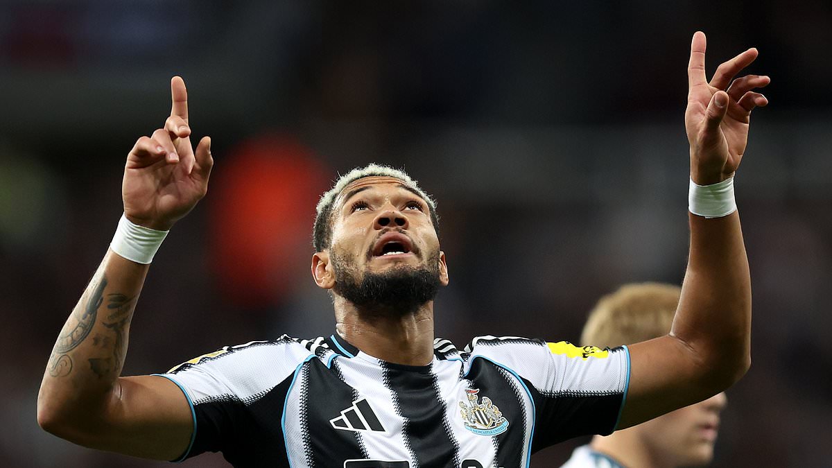Newcastle march to Carabao Cup last 16 as Osula and Joelinton star for Howe