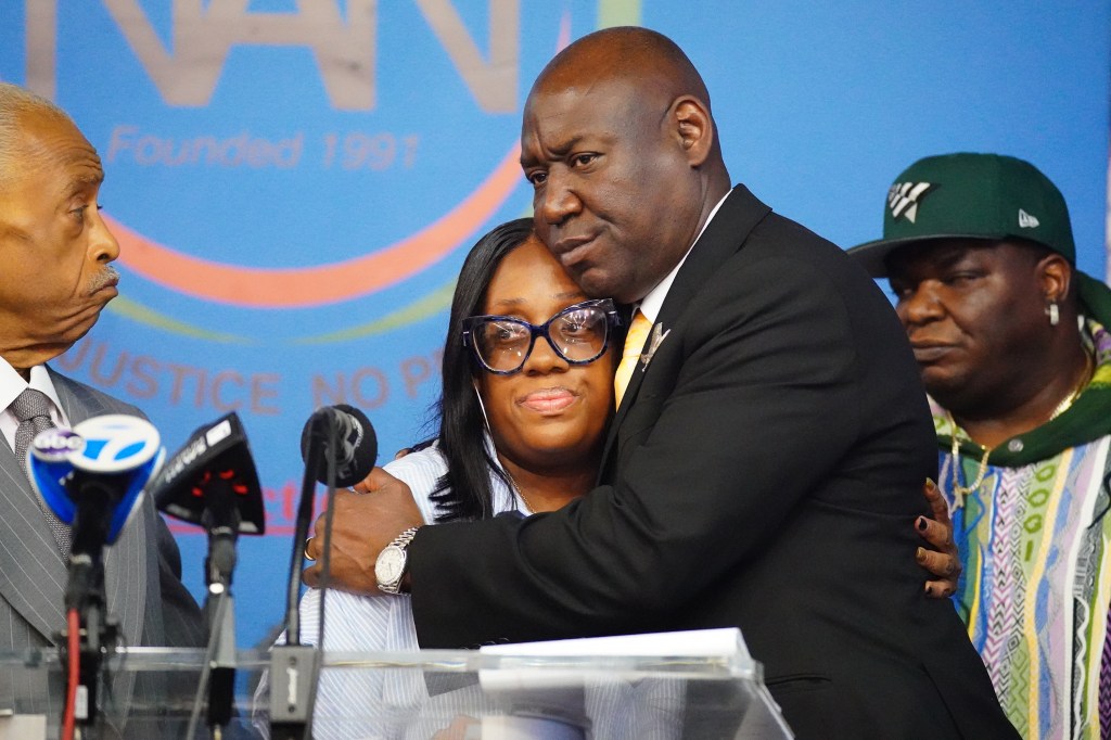 Nikia Bryant with her aunt Rachel Tew