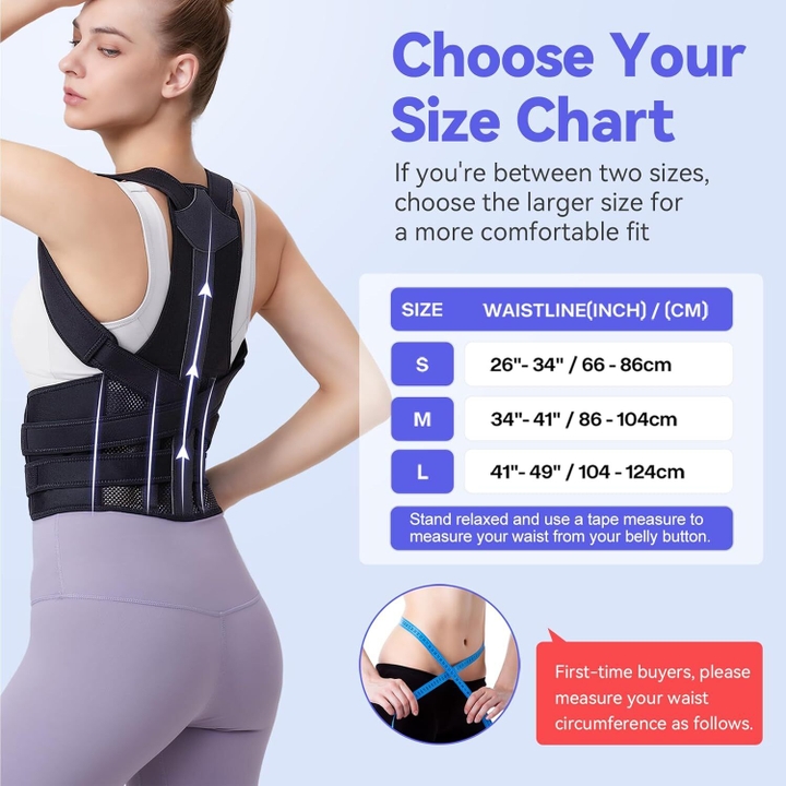 close-up of posture corrector