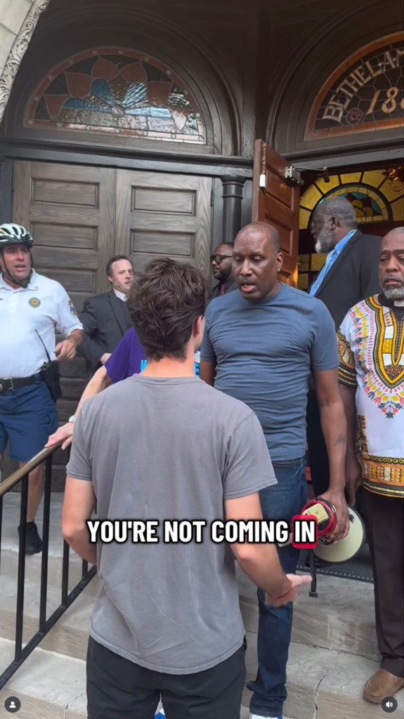 Activists block entry at Salt & Light Church