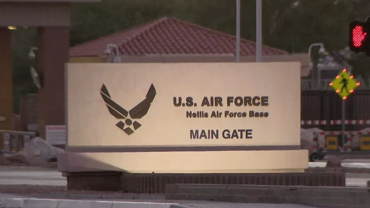 Gunman opens fire at Nellis Air Force Base near Area 51; no public threat reported