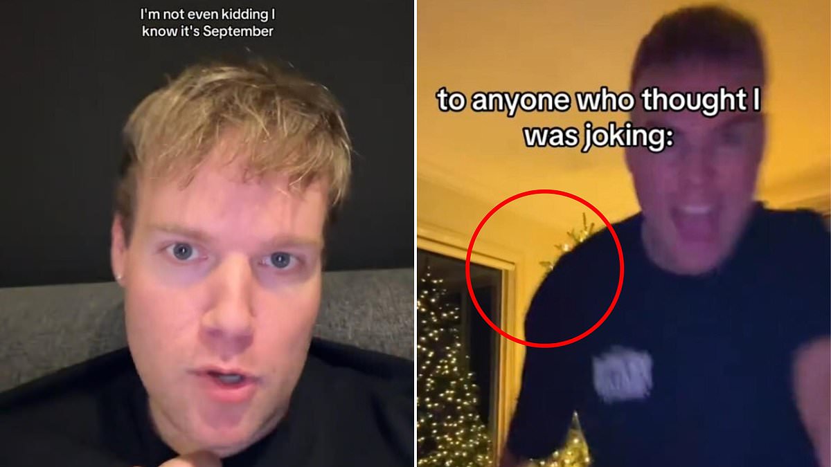 Sydney comedian’s September Christmas tree sparks nationwide debate on decorating timing