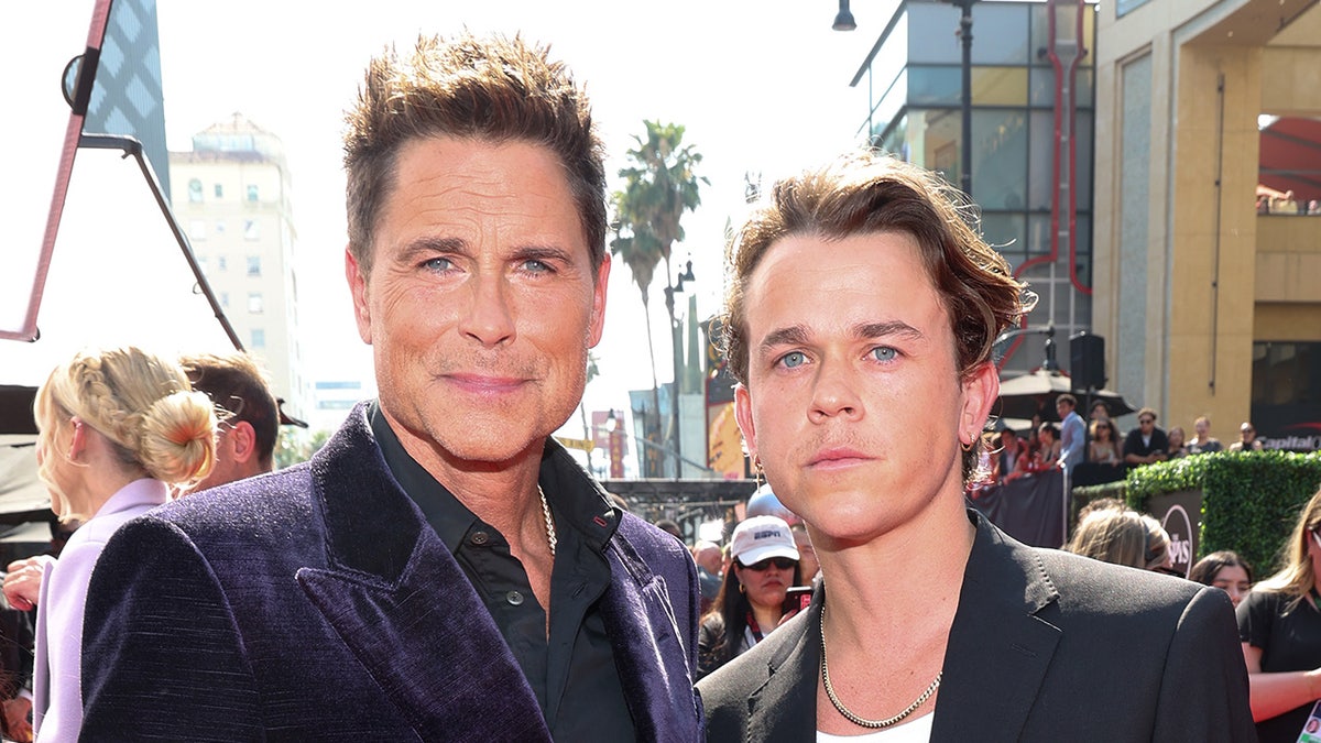 Rob Lowe with son John Owen Lowe