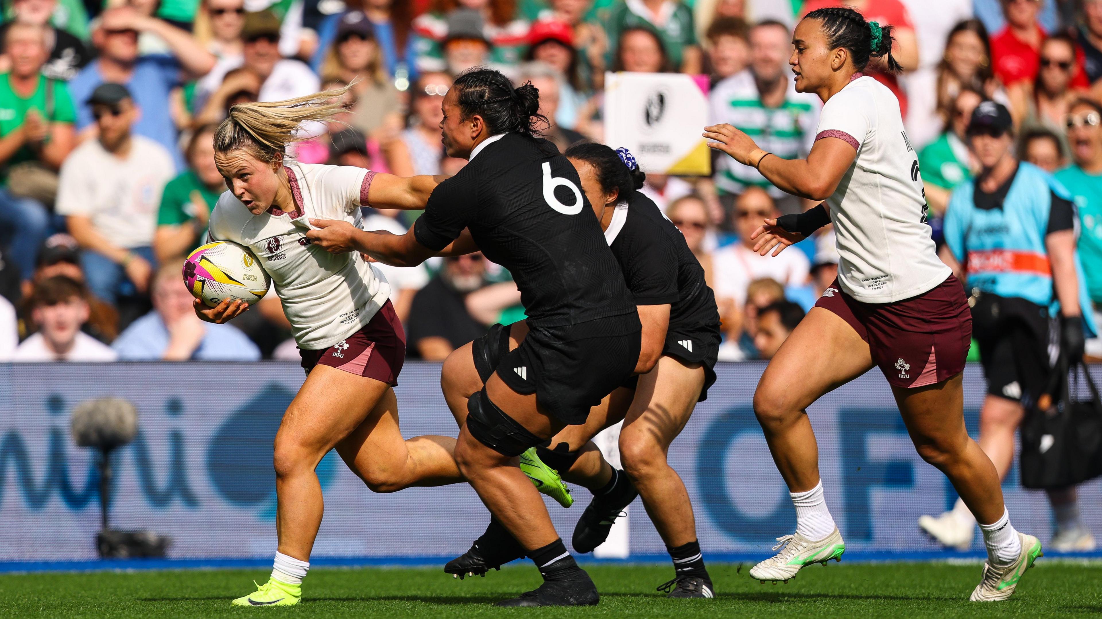 New Zealand players celebrate their victory