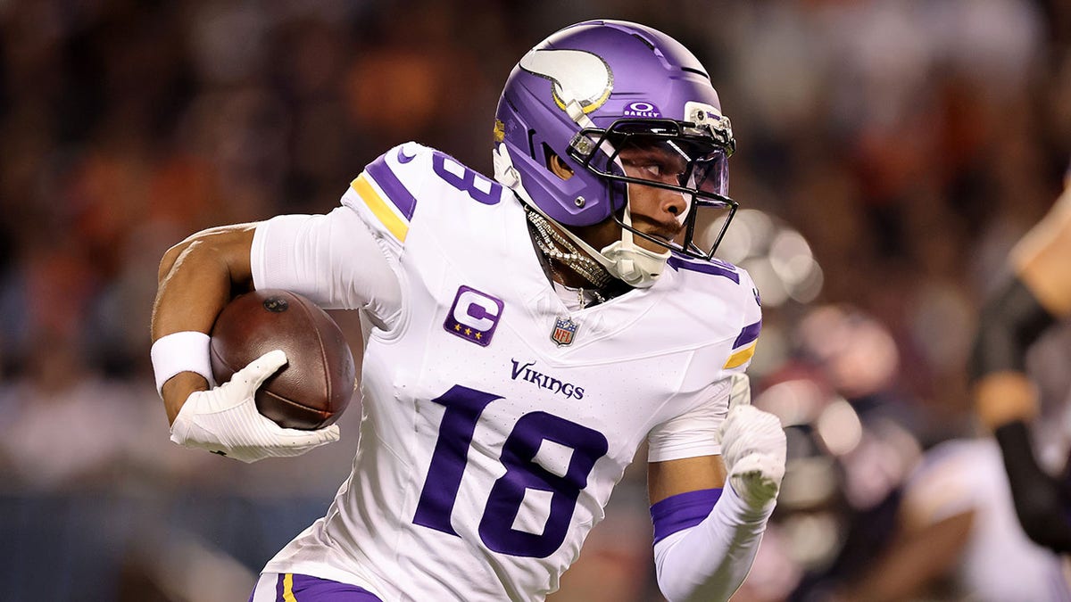 Justin Jefferson after scoring