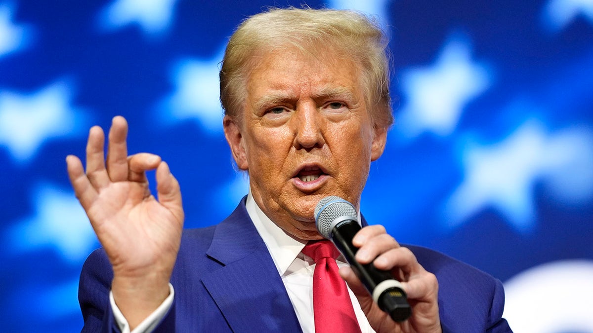 Former President Donald Trump during a campaign event.