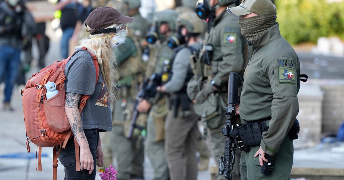 Trump authorizes full-force military action against Antifa in Portland