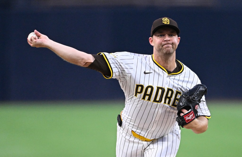 Padres starting pitcher Michael King