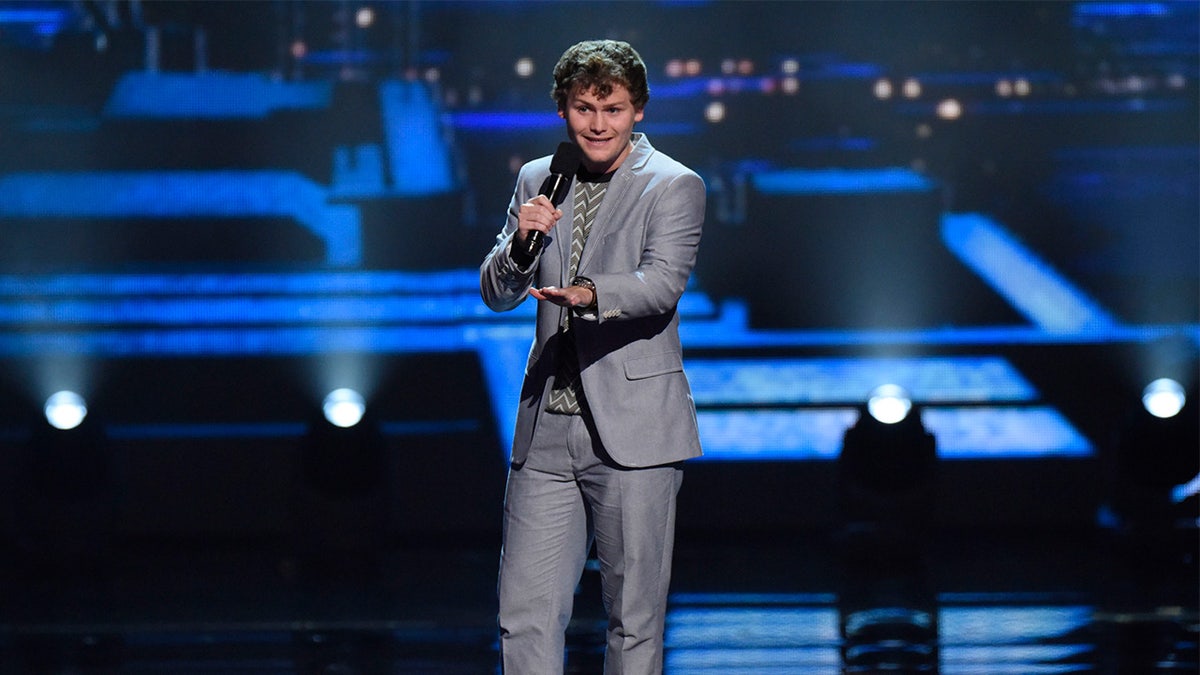 Drew Lynch performing live