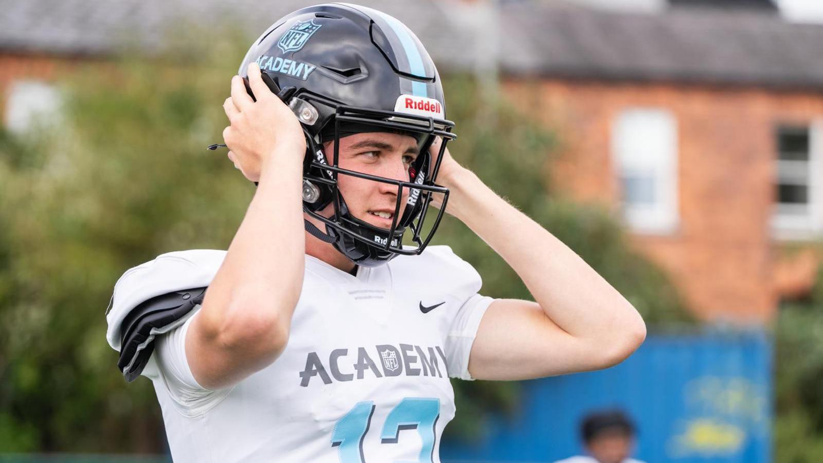 Sam Fenton becomes first British quarterback on a US Division I college roster as he pursues NFL dream