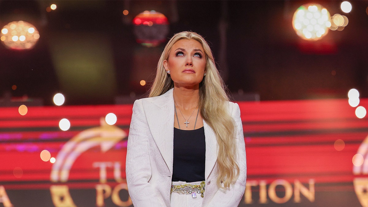 Erika Kirk at memorial