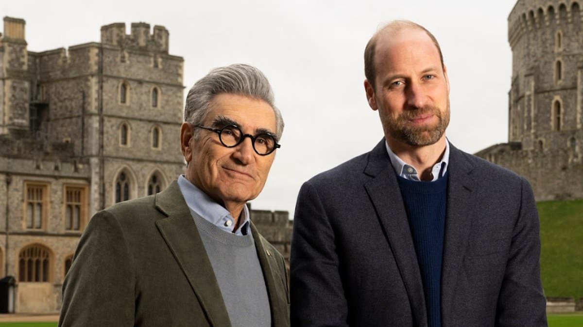 Prince William and Eugene Levy share Windsor moment as 2024 is called the hardest year yet