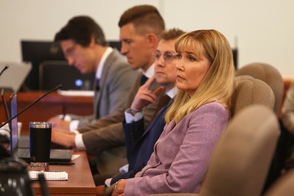 Mitchell in court during sentencing
