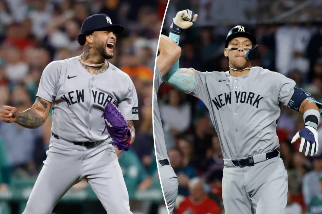 Judge’s record homer and Gil’s six no-hit innings lift Yankees to 4-1 win at Fenway