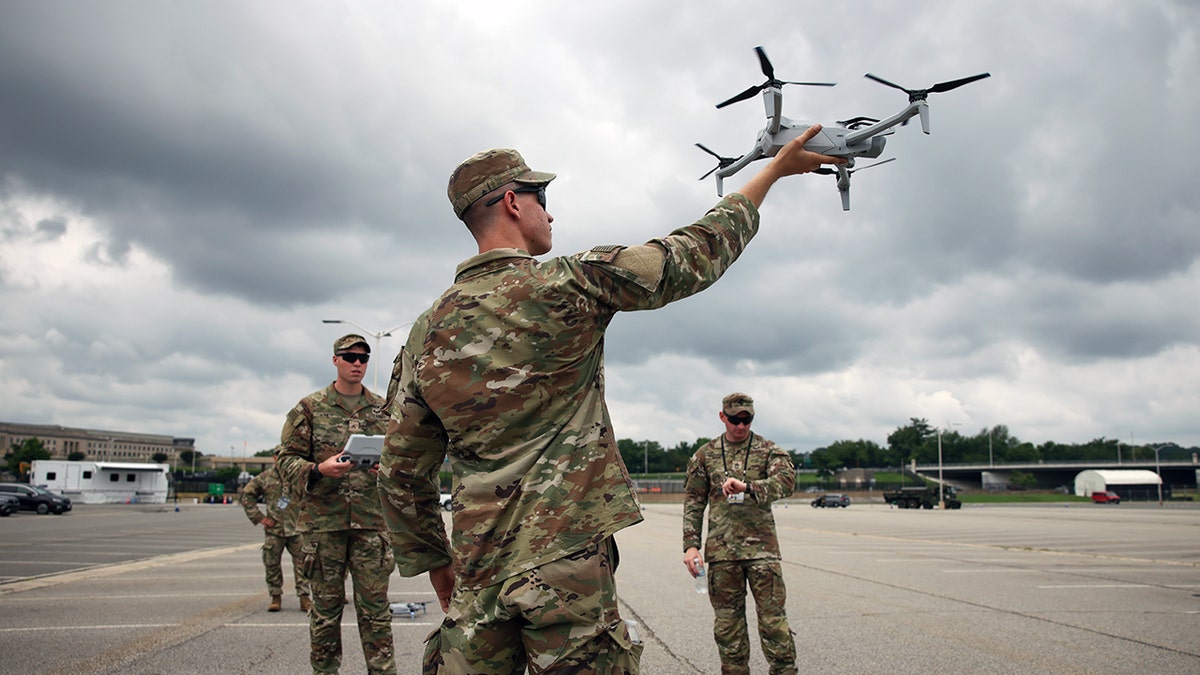 Getty image related to battlefield AI and drone defense
