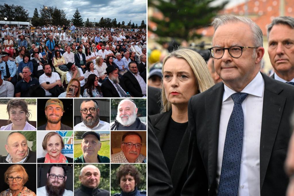 Albanese booed at Bondi Beach memorial for Hanukkah attack