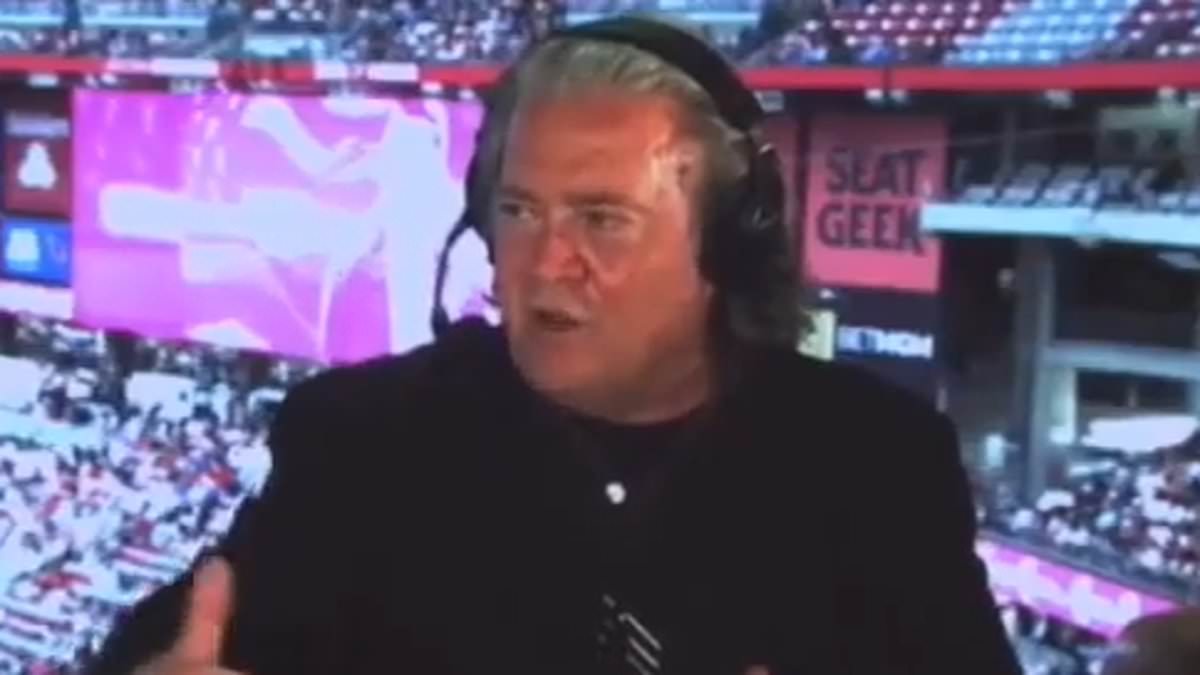 Bannon says a third of U.S. teachers are 'terrorists' at Charlie Kirk memorial