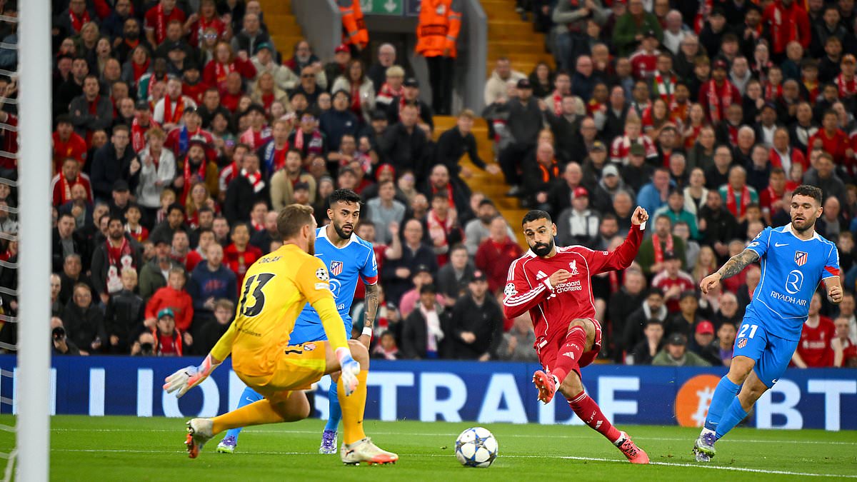 Liverpool open Champions League campaign with early two-goal burst against Atlético Madrid