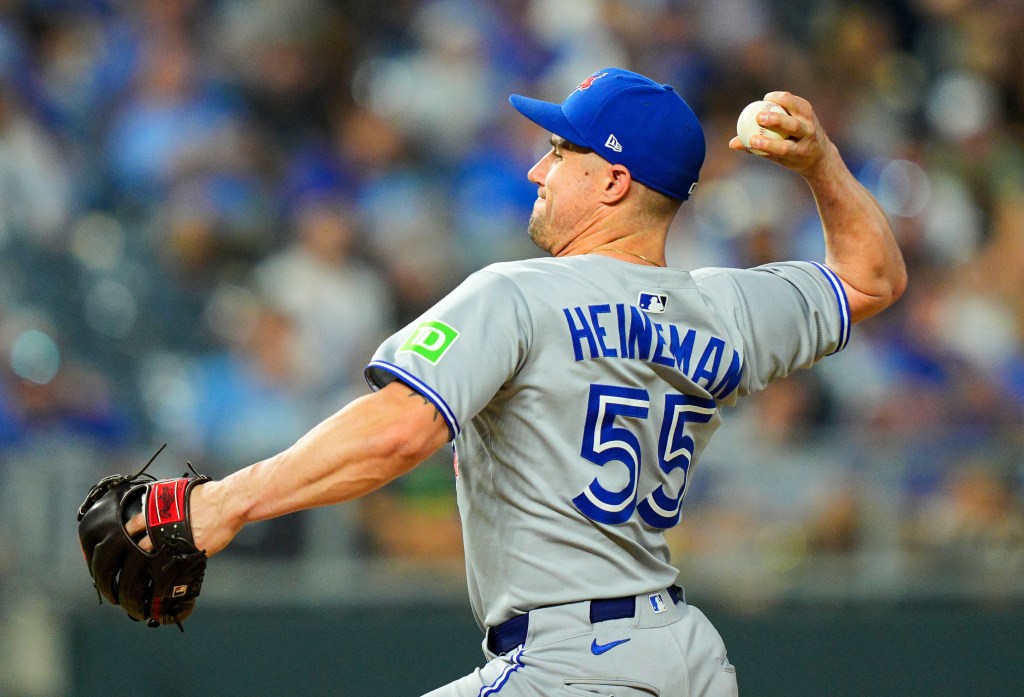 Catcher Tyler Heineman behind the plate