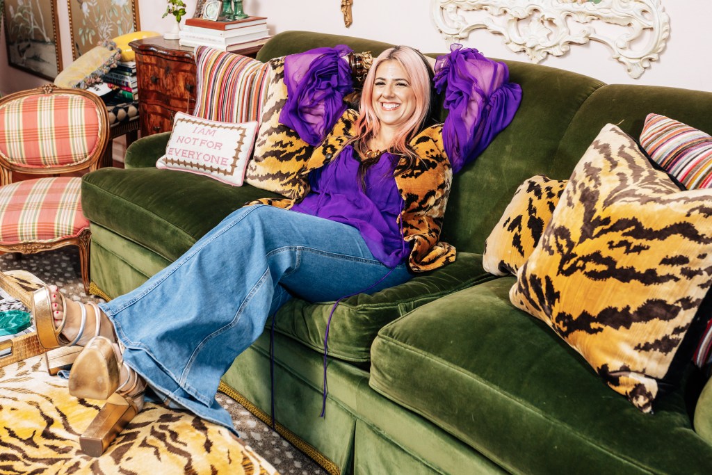 Nancy Cavaliere wearing Iris Apfel