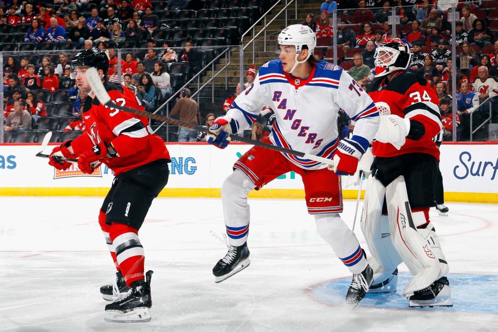 Rangers test out huge fourth line as Rempe shines in preseason win over Devils