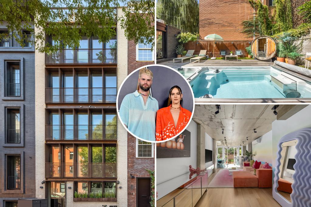 Sofi Tukker lists Williamsburg triplex for $3.6M with private pool and outdoor amenities