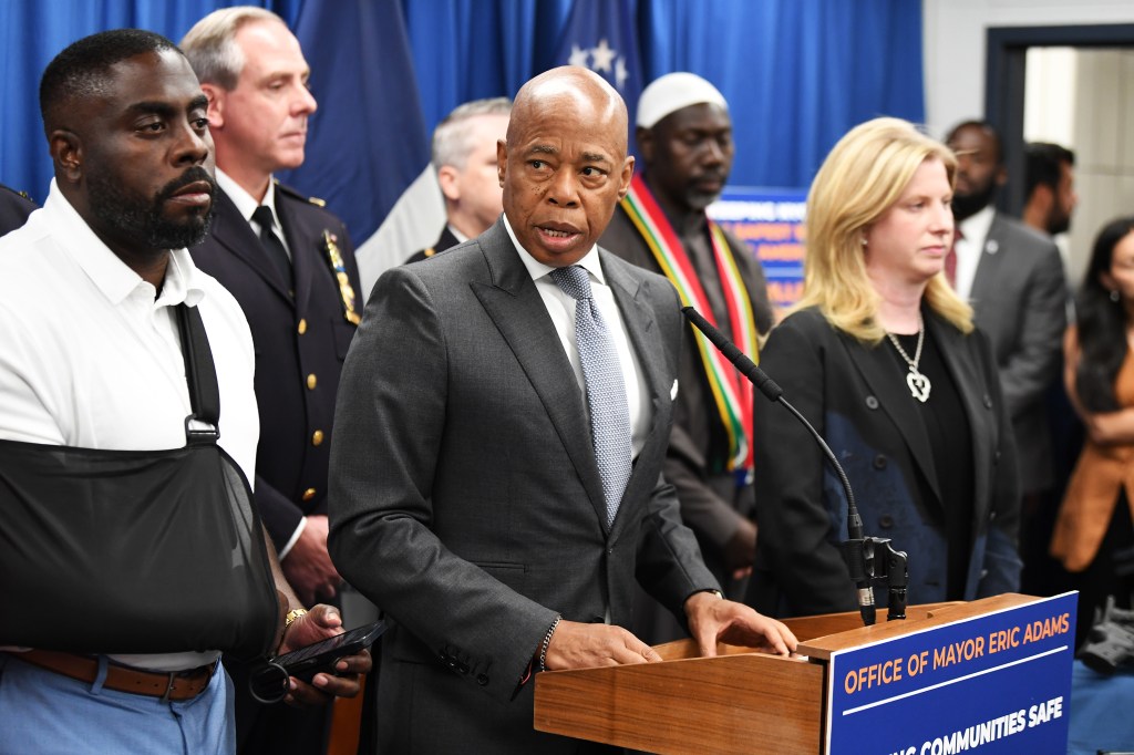 Adams campaign appearance