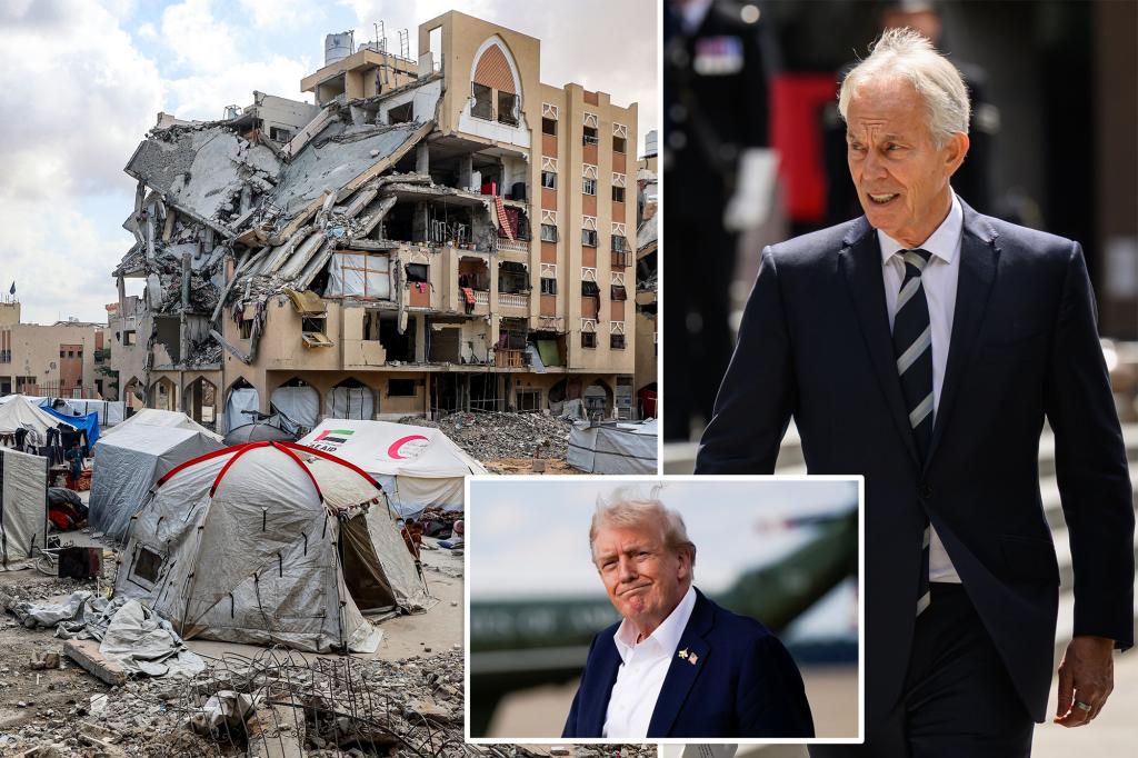 Trump backs plan to appoint Tony Blair as interim Gaza administrator