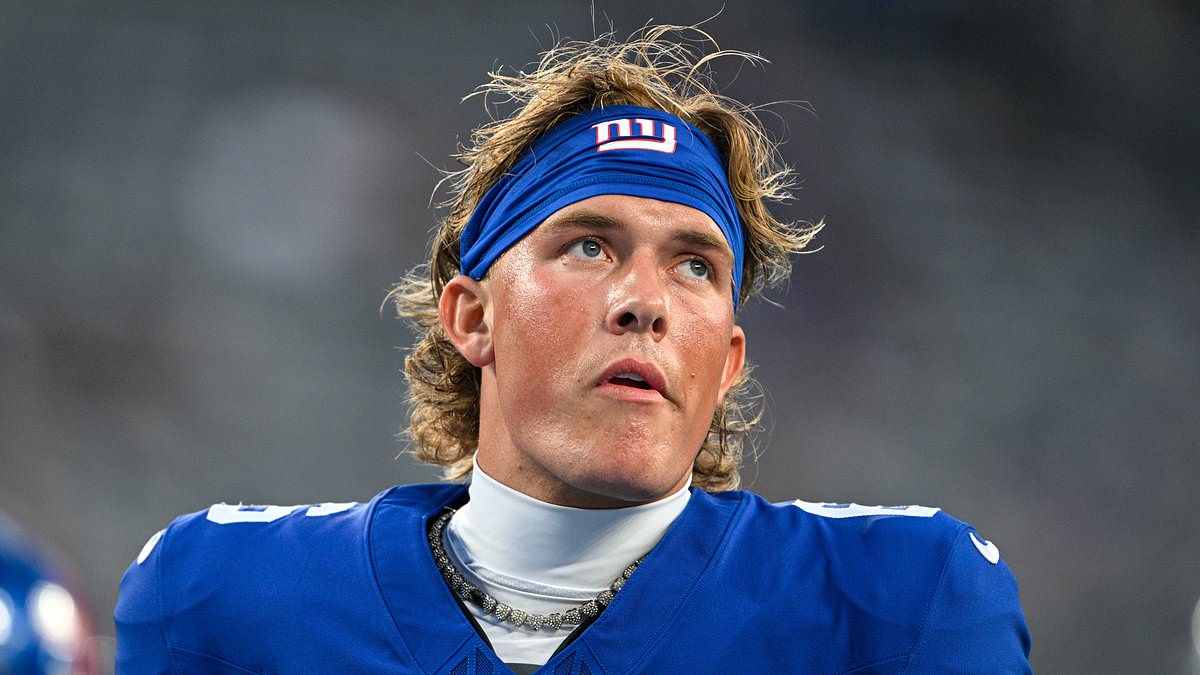 Giants stick with Russell Wilson; no urgency to promote rookie Jaxson Dart, report says