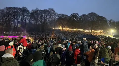 Bradford performance crowd