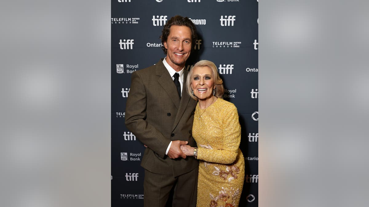 Getty image of McConaughey and Kay at an event