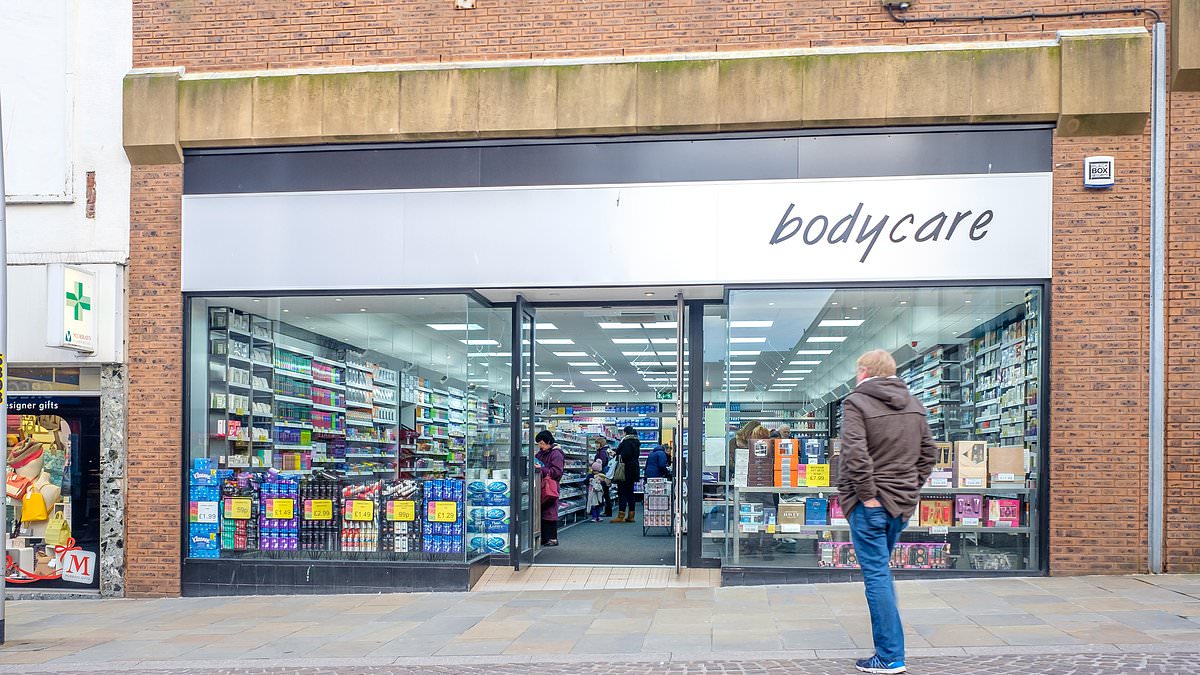 Bodycare to close remaining 56 stores as administration ends on high street