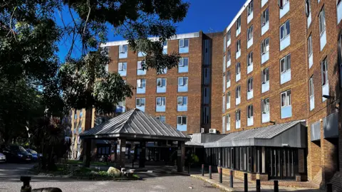 Faulty lifts force residents to sleep in lobby at London hotel housing people in temporary accommodation