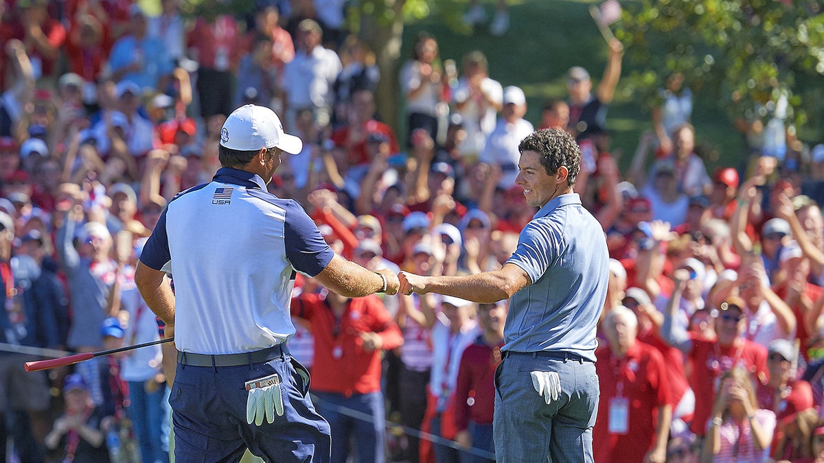 Reed and McIlroy in 2016