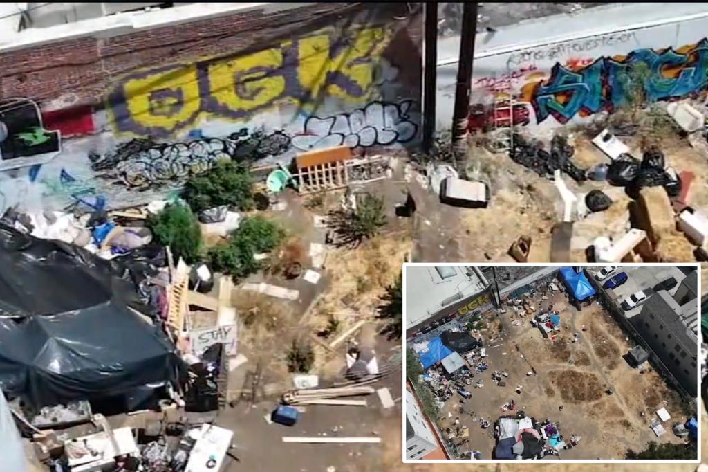 Neighbors Alarmed as Koreatown Vacant Lot Becomes Sprawling Homeless Encampment