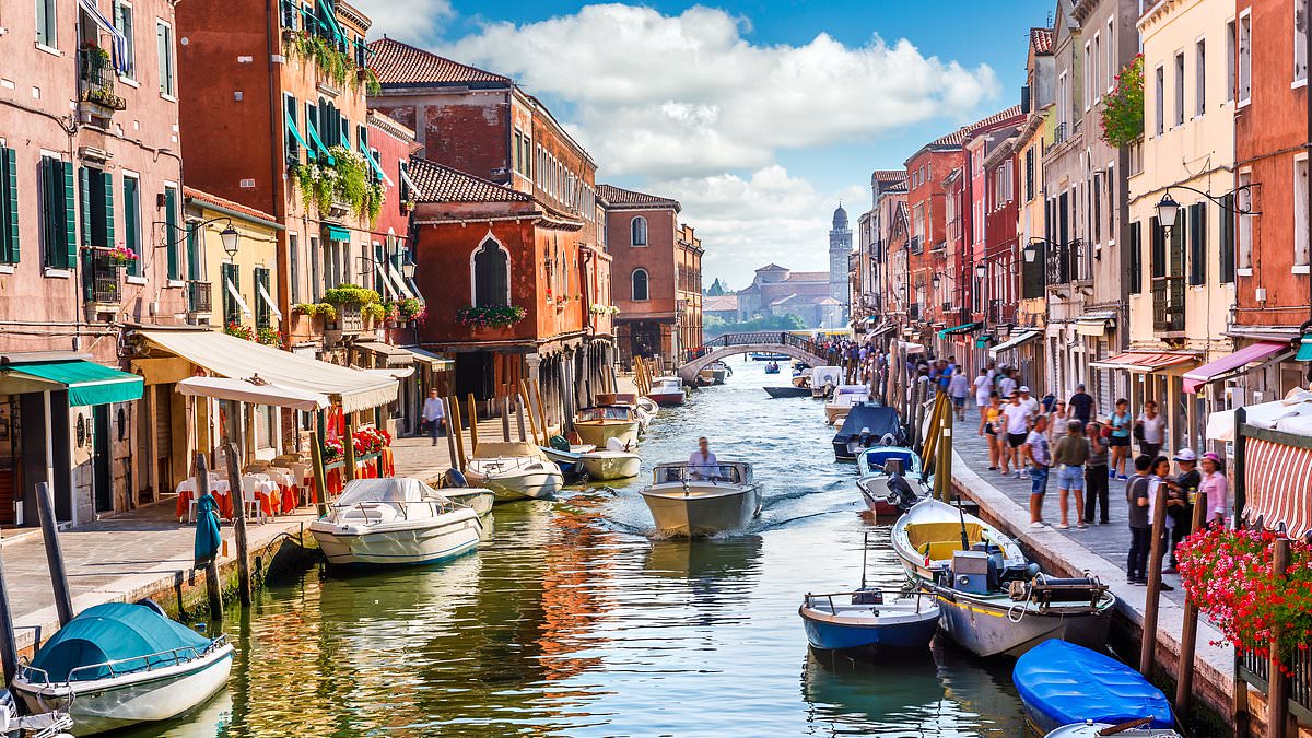 Venice fines parents after children play football in public square