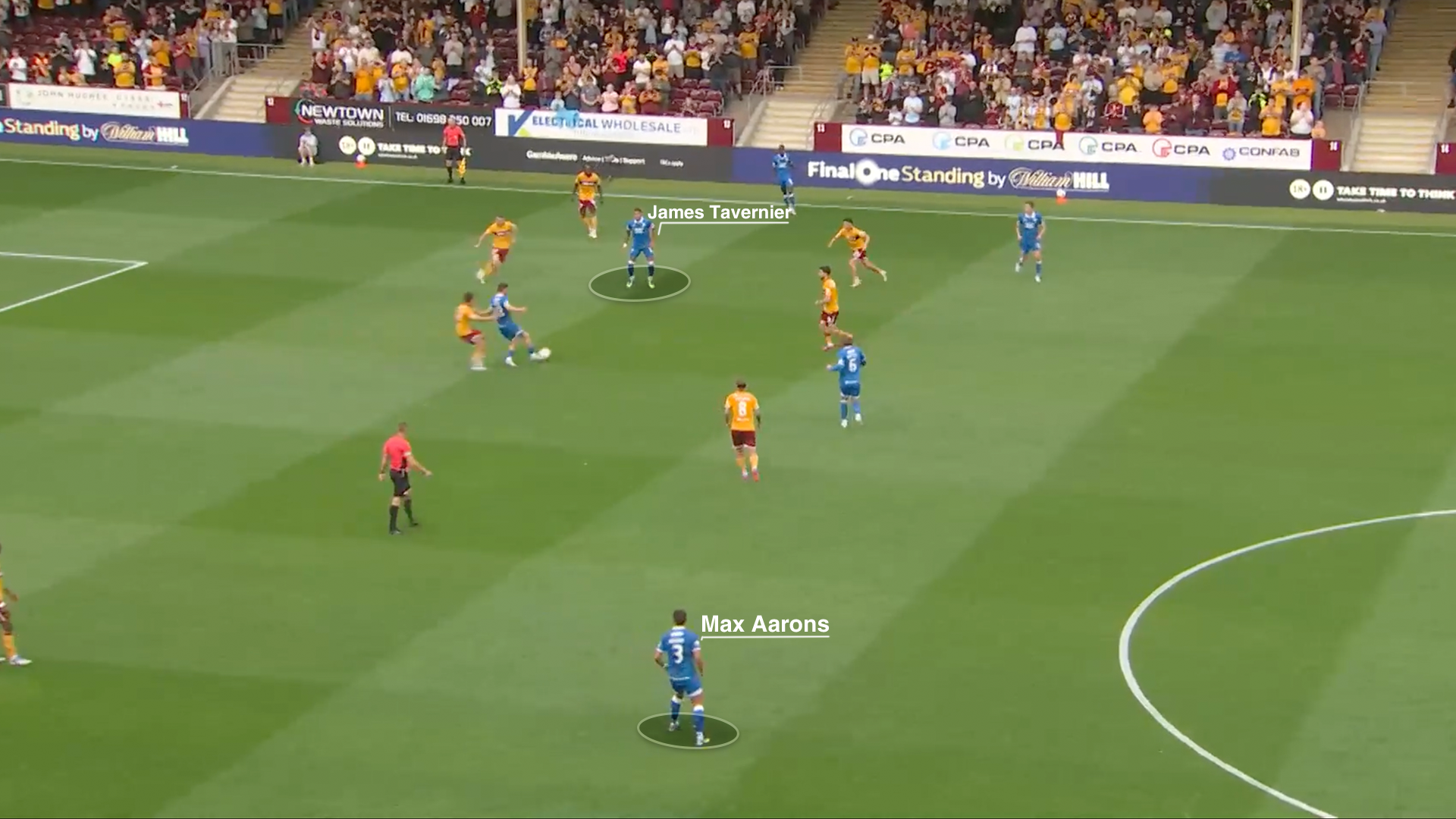 Tactical diagram illustrating shift to 4-2-3-1