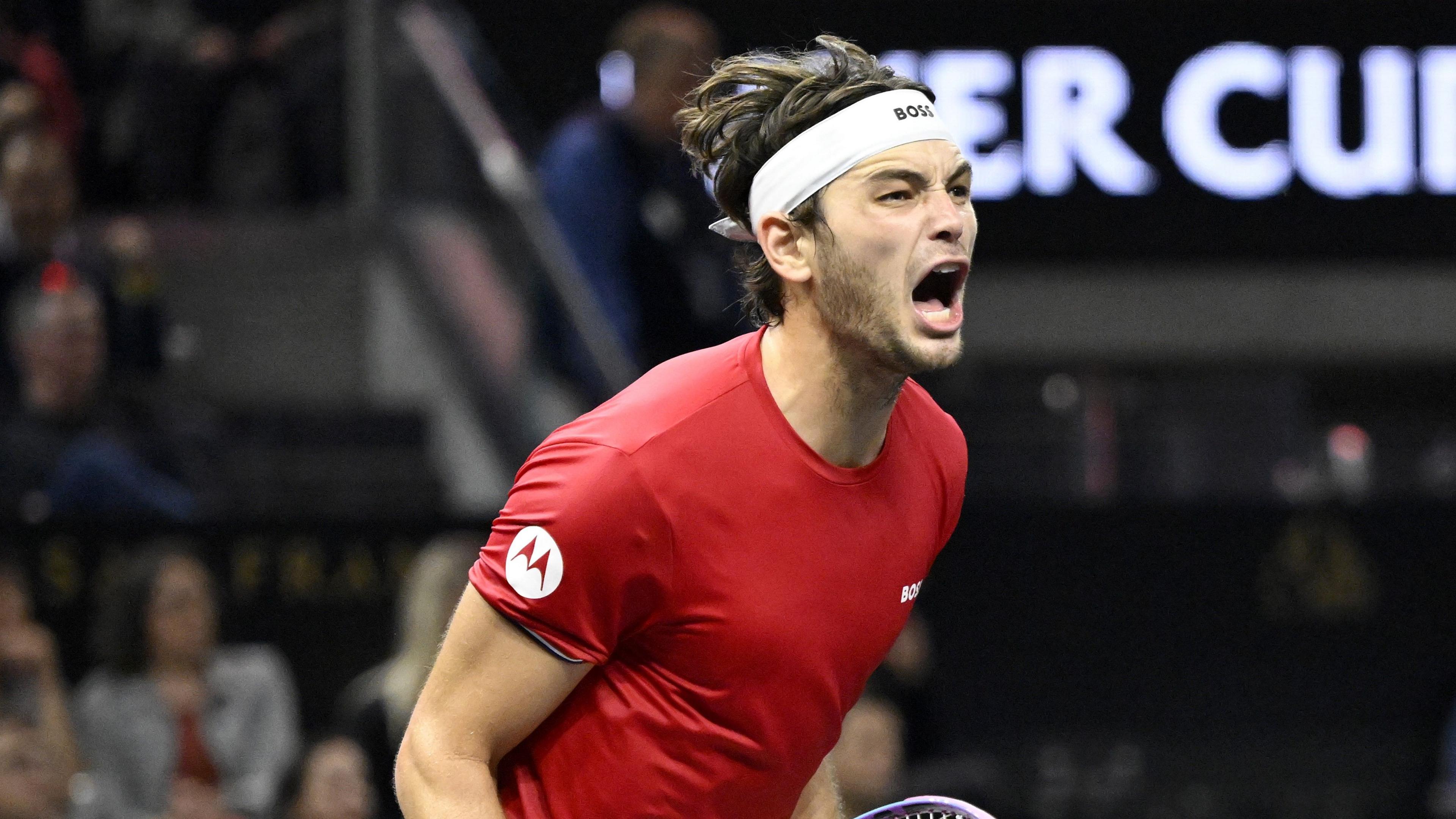 Fritz stuns Alcaraz to turn tide for Team World in Laver Cup