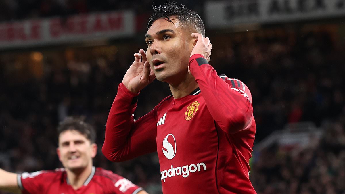 Man United lead Chelsea 2-0 at halftime after early red and late sending-off