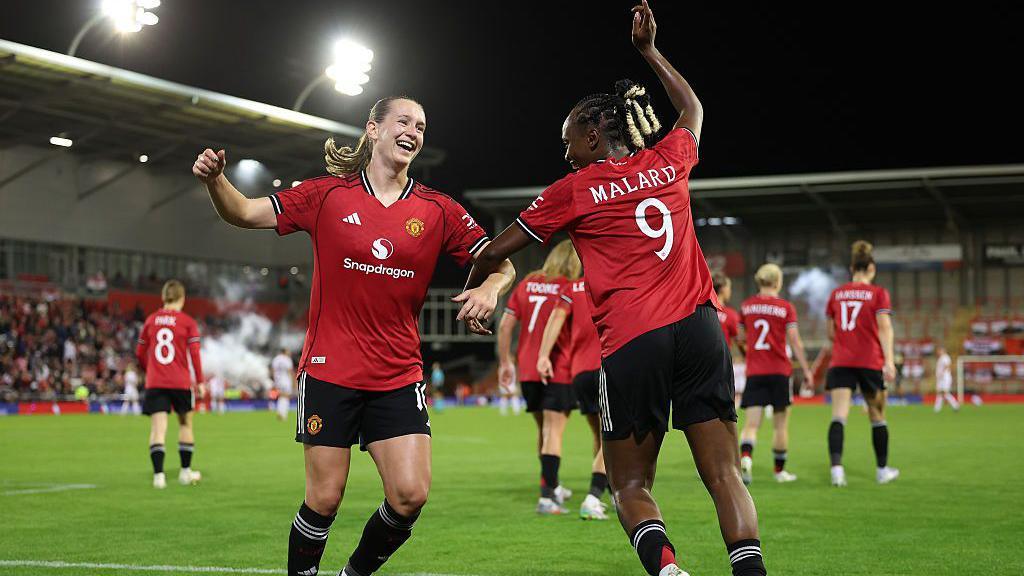 Man United reach Women's Champions League main draw for first time after Terland hat-trick seals Brann tie