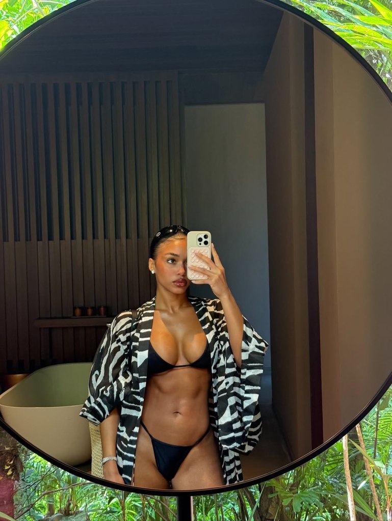 Damson Idris with Lori Harvey in Puerto Vallarta PDA