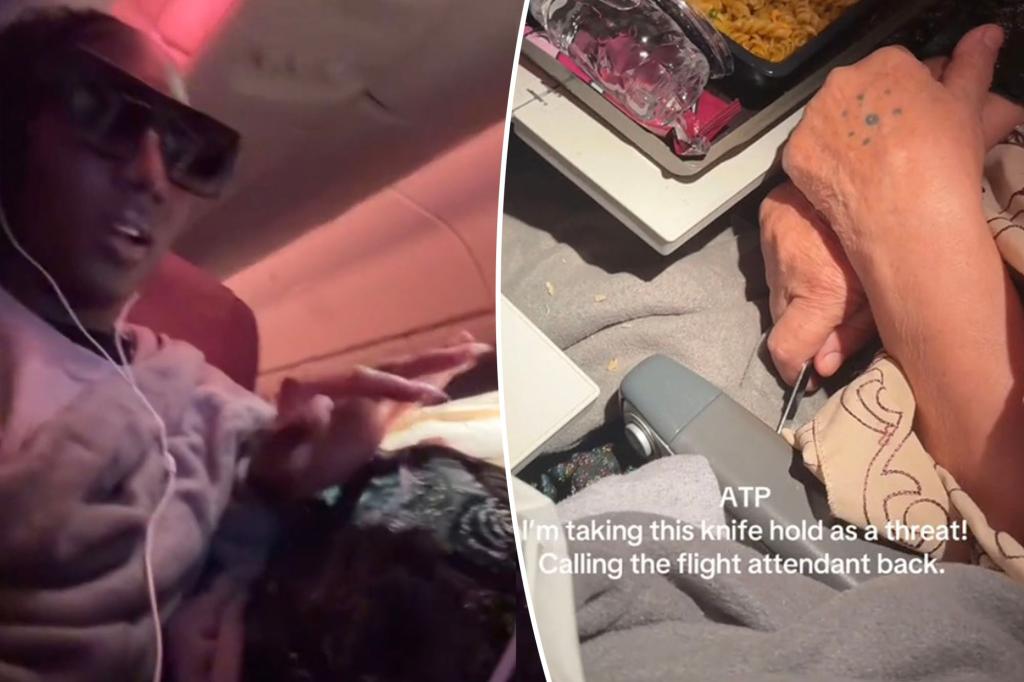 Knife-wielding passenger turns Qatar Airways flight into a horror movie, influencer says 'Never flying economy again'