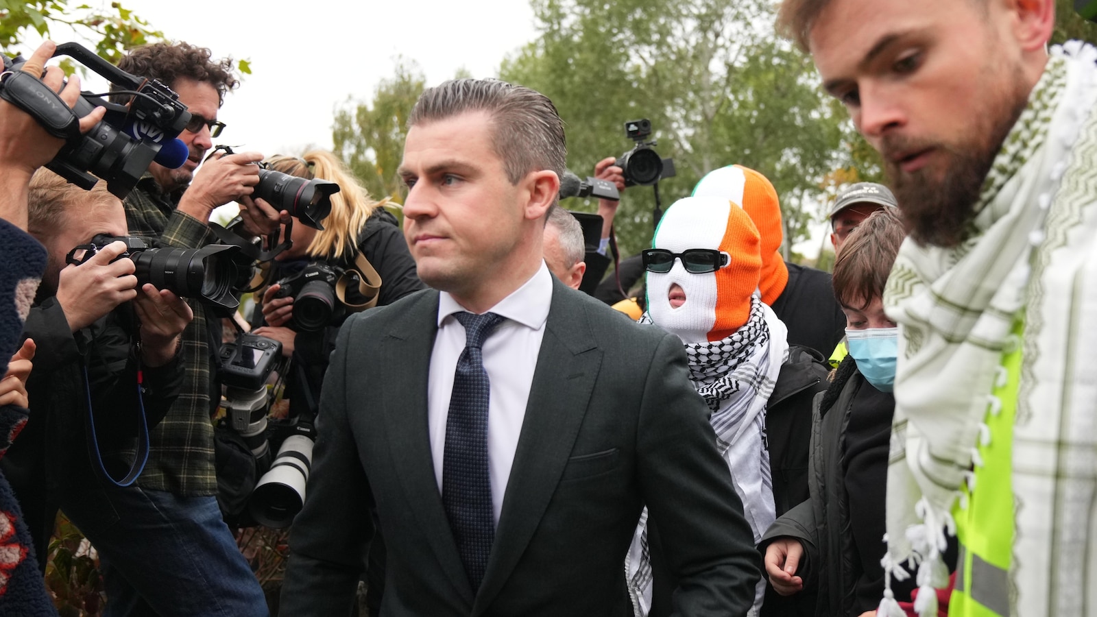 London court dismisses terror-related charge against Kneecap member