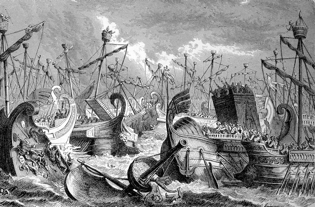 Battle of the Aegates illustration