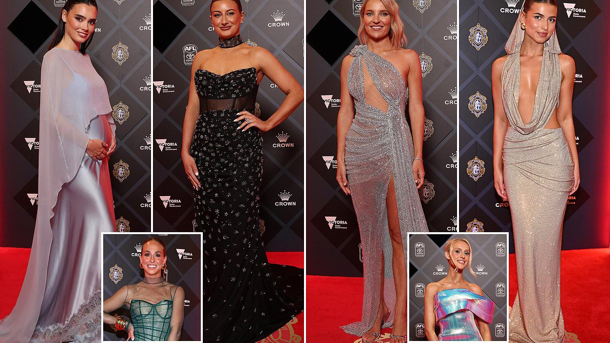 Brownlow Medal 2025: WAGs steal the spotlight on the red carpet with daring fashion