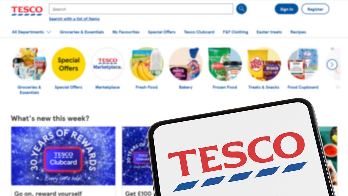 Tesco online services restored after roughly one-hour outage